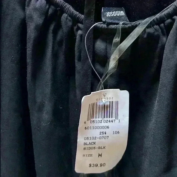 Windsor Women’s Chic maxi black dress - halter back or cris cross. NWT - Picture 5 of 7